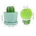 PRETYZOOM 1Set Cactus Dish Cleaning Brush Set Innovative Kitchen Scrubbers for Deep Cleaning Plates Pots Pans Gentle Hands Quick Drying Design for All Dishware