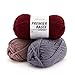 Premier Yarns Basix Chunky Yarn, Perfect for Crafting Quick Projects, Bulky Weight, Acrylic Yarn, Magenta, 3.5 oz, 117 yards