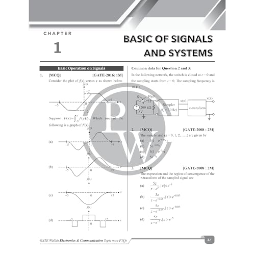 Image of (Old Edition) PW GATEWALLAH Electronics & Communication Engineering Previous Solved Papers 2026 PW [Jun 09, 2025] PW