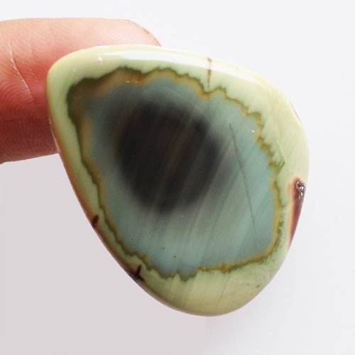 Jaspe royal impérial naturel du Mexique de 30 ct, cabochon taillé main pour bijoux d'exception - 2