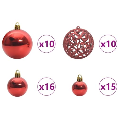 Árbol de Navidad artificial 210 cm con luces LED decoraciones modernas interiores 7
