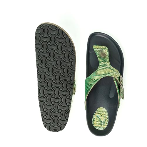 Image of B BLUE BEAUTY Women T-Strap Slip-On Sandals
