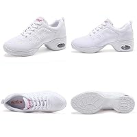 Split Sole Athletic Schuhe Trainer leichte Jazz Fersenschuhe Training Tanzsneaker Laufschuhe Leichte Schuhe Luftkissen White 34 – Ansicht 4