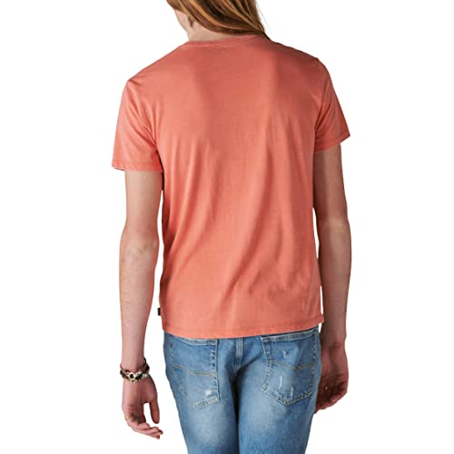 Image of Lucky Brand Men's Venice Burnout V Neck Tee