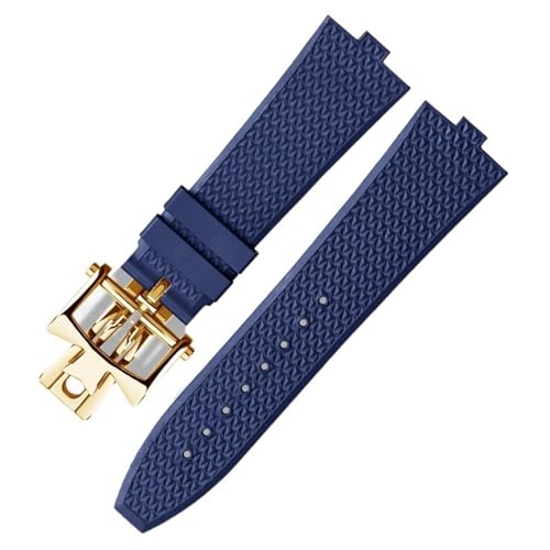 Bracelet de montre en caoutchouc fluoré idéal pour le sport et le quotidien en ville