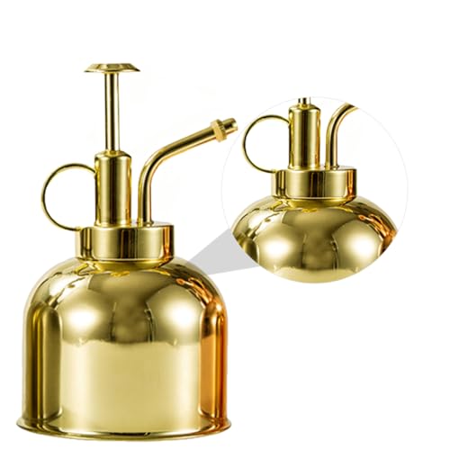 SEWOART Botella De Riego Vintage para Plantas Suculentas Regadera De 300ml con Bomba De Acero Inoxidable En Color Ideal para El Cuidado De Plantas En Interiores y Exteriores
