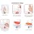Redboat 2 Pack Window Hummingbird Feeder, Strong Suction Cup Hummingbird Feeder with 4 Feeding Ports, Easy to Clean and Refill Plastic Humming Bird Feeder,Gifts,10oz