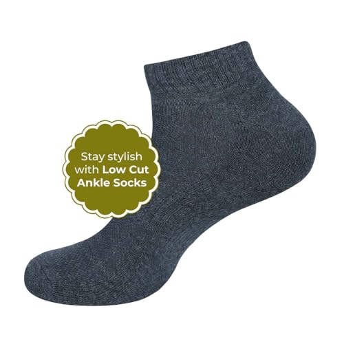 Image of Ankle Socks for Men|Sneaker Socks Breathable Socks for Loafers|Athletic Running Socks Gym Everyday Sock|6 Pairs