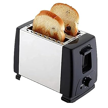 Tonyra Household automatic toaster 2 slices sandwich breakfast machine baking cookingToaster 2 Slice, Extra-Wide Toaster, Stainless Steel Toaster, Evenly Toast