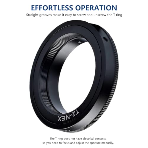 Lightdow Adaptador de Montura T/T2 para Sony A7/A7R/A6000/A5100 miniatura 5
