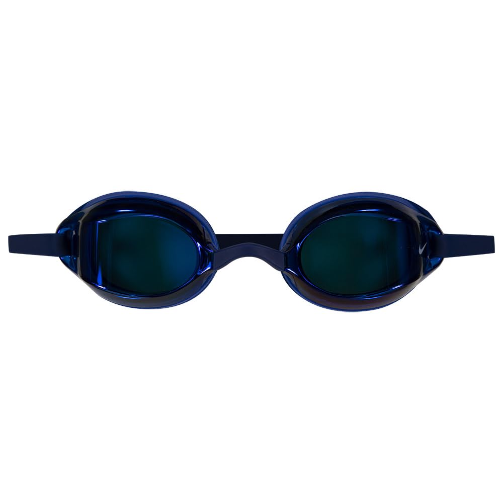 Nike Adults Unisex Legacy Comfort Mirrored Swim Goggles - Navy