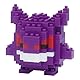 Nanoblock NBPM007 Pokemon Gengar, Colourful, Bandai