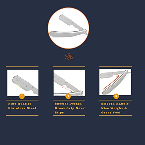 Rasoio da barbiere a bordo dritto per rasatura