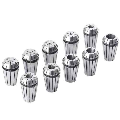 Colliers ER16 pour usinage précis avec support droit de 1,9 cm - 7