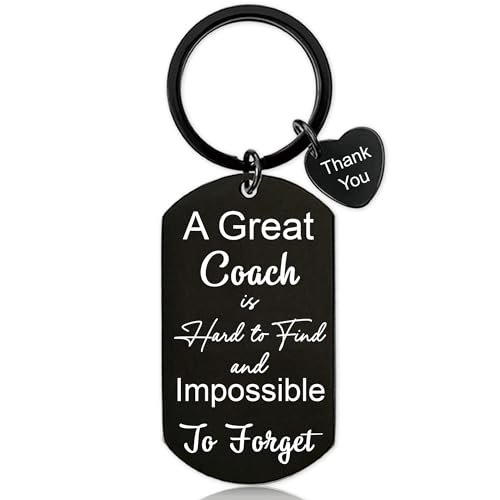 Best Coach Appreciation Gifts Keychain - Thank You Runner Baseball
