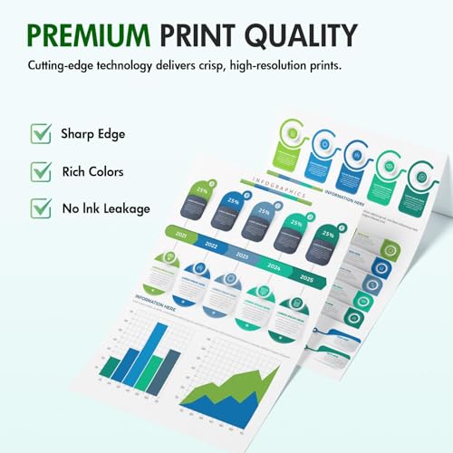 Image of 910XL 910 8015e 8025e Ink Cartridges Combo Pack for HP Printer Multipack