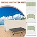 Pesoncarl Wind Screen 98x28in Foldable Wind Blocker 210D Silver Coating Camping Windbreaks with Grommet 3 Panel Screen for Outdoor Beach Lawn Privacy, Beach Sun Shelters