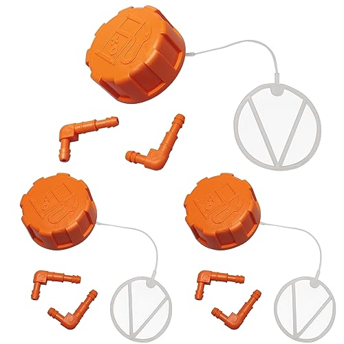 P021040030 Fuel Tank Cap for ECHO PB-250LN SRM-266T PAS-280 HCA-266 SRM-266U PB-265LN PB-770H PPT-266 SRM-280U ES-255 Blowers 3PCS