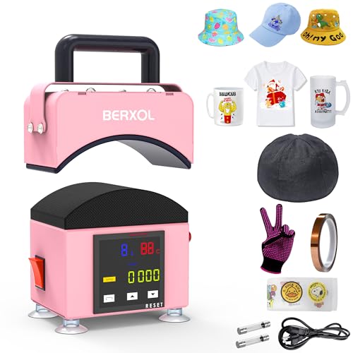 Mini Hat Press with Temperature & Timer Control