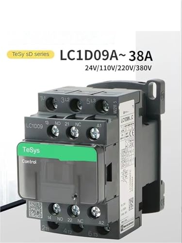 Contacteur de puissance LC1D38 24V robuste pour armoire triphasée