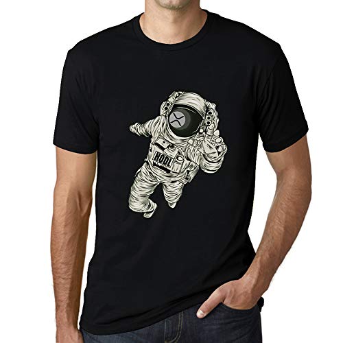 Men's Graphic T-Shirt Ripple Logo Xrp Moon Cryptocurrency Eco-Friendly Limited Edition Short Sleeve Tee-Shirt