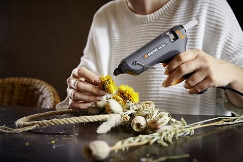 Steinel Klebepistole GlueMatic 1011, Heissklebepistole mit 2x Klebesticks 11 mm, 2m Kabel, DIY, Basteln und Dekorieren