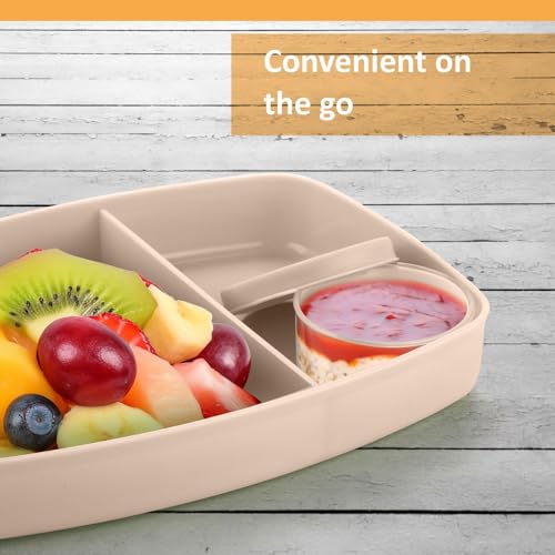 Image of Signoraware Nano BPA Free Plastic Containers Set (40mlx4 | Set of 4 | Brown)