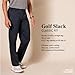 Amazon Essentials Men's Classic-Fit Stretch Golf Pant (Available in Big & Tall), Black, 33W x 32L