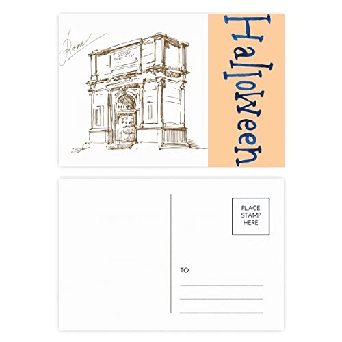 Cartes postales d'Halloween lot de 20 Arche de Rome correspondance automne