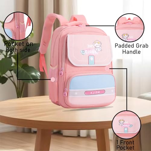 Image of Tinytot 22 Litre 17-Inch Waterproof Large School Bag for Boys & Girls, Kids School Bag, School Backpack for Girls and Boys, for Kids, Ideal for Children