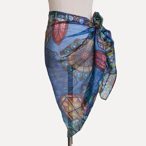 Fashion Scarves for Women – Lightweight Sheer Scarf Wrap 25x70, Boho Head Scarf, Long Chiffon Travel Shawl, Elegant Evening Cover Up, Fall Outfit Accessory4