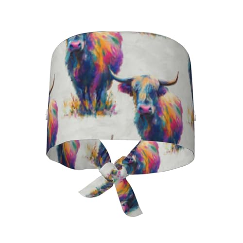 Gorro de trabajo ajustable unisex con botón miniatura 2
