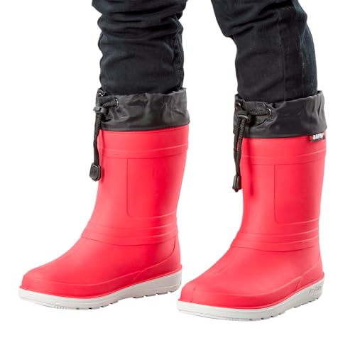 Image of Baffin Unisex Kids' ICE CASTLE Waterproof Insulated Multi-Layer Winter Snow Boots, Polar Rubber Base & Moisture-Wicking Liner