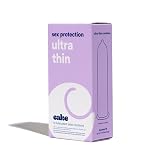 Hello Cake Ultra Thin Condoms, Lubricated Natural Latex. Condoms for Men for a Natural Fit, BPA Free