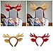 Shurhome Fashion Headband Deer Ears Hair Accessory for Women and Girls Headpieces for Christmas Cosplay Party Prom Photo Props Prom Photo Props