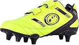 botas futbol sala velcro  Optimum Velcro 6 Stud, Botas de fútbol Unisex Adulto, Amarillo (Fluro Yellow/Black), 44 EU