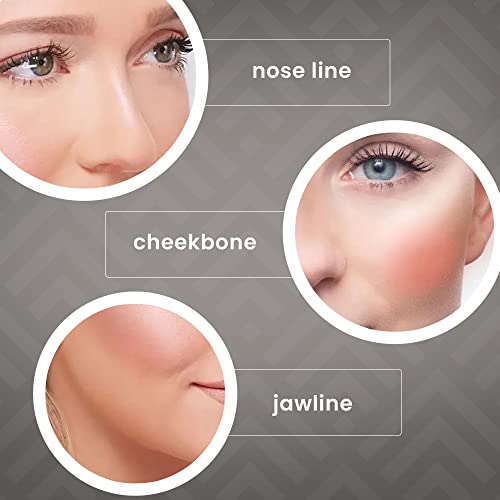 Ccolor Cosmetics - Natural Glow Face Palette, Make Up Set Highlighter Palette & Blush Palette, Bronzer Palette Contour Kit With Shimmer & Glow Shades For Dewy Look, Paraben-Free Make Up Kits #TOP4