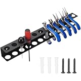 Gain de place:le support utilitaire pour outils peut être installé sur des boîtes à outils, chariots, ou des murs, intégrer la commodité, espace de rangement, et organisation, accès facile et rapide, rendre votre espace de travail ordonné, rangé, et efficace.