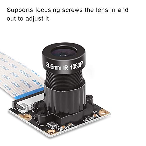 Dorhea For Raspberry Pi 4 B 3 B+ Camera Module For Raspberry Pi 3 B+ Webcam Camera 5Mp 1080P Ov5647 Hd Video Webcam Compatible With Raspberry Pi 2 Raspberry-Pi 3 Model B Model B+ #TOP4