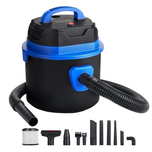Listado de Aspiradora Chedraui para comprar hoy. 46 YOMYM Aspiradora Seco Mojado 3 en 1 con Sistema de Expulsión de Aire, 4 Galones y Motor de 2 HP, Aspira Sólidos y Líquidos, Aspiradora Portátil para Auto, Casa y Taller con...