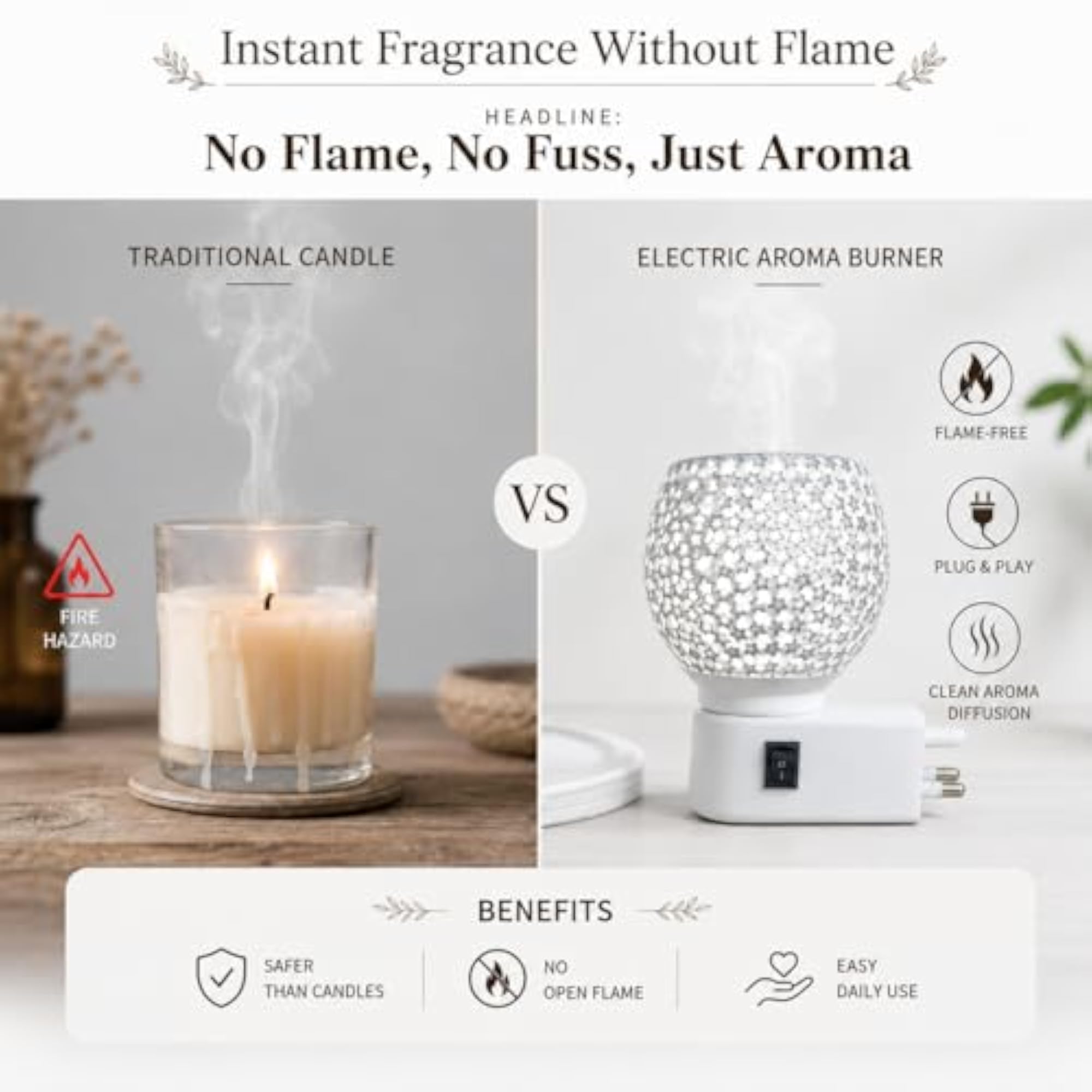Kapoor Dani Electrical Camphor Diffuser Glass