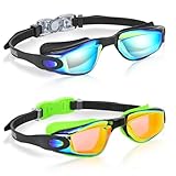 Aegend Swim Goggles for Kids Youth 3-14 Anti-Fog Anti-UV Comfort Fit Goggles for Swimming