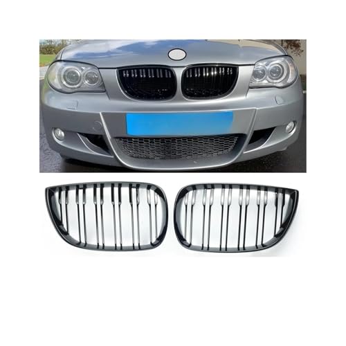 Parrilla negra de radiador E87 y E81 para BMW Serie 1 modelos de 2004 a 2007