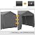 Outsunny 10' x 20' Carport Portable Garage, Heavy Duty Storage Tent, Patio Storage Shelter w/Anti-UV PE Cover and Double Zipper Doors, for Motorcycle Bike Garden Tools, Gray