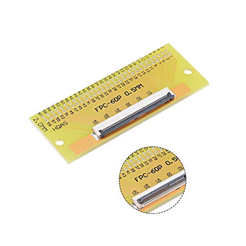 Adaptador Convertidor PCB uxcell 60 Pin 0.5mm Pitch miniatura 3