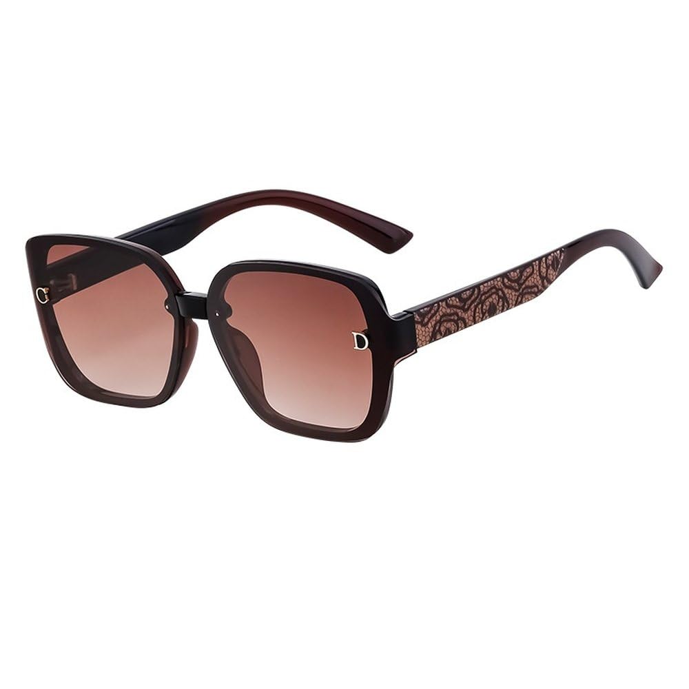Occhiali da sole quadrati da donna e da uomo, alla moda, retrò, classici, vintage, alla moda, con montatura nera stretta.