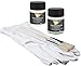 Produktbild Zubehör für Blattgold & Blattsilber 1 x Kreul Anlegemilch 50ml + 1 x Überzugslack 50ml + 1 Vergolderhandschuhe + 2 Pinsel