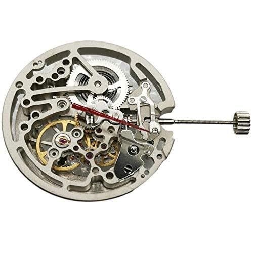 Movimiento de Reloj mecánico automático Hueco con Mecanismo esqueletizado, Repuesto para Aficionados a la reparación de Relojes.