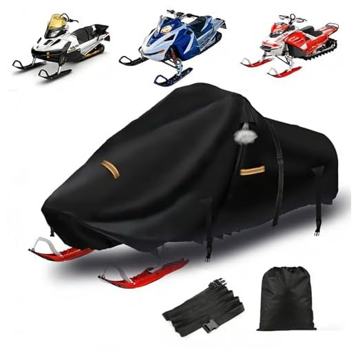 Durable Waterproof Snowmobile Cover 130 Inch