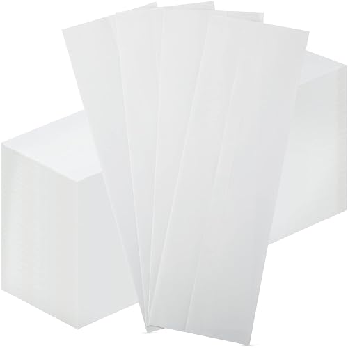 Zhehao 2000 Pcs Silverware Sleeves White Kraft Paper Bags 3.1 x 9.8 in